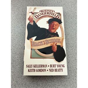 Back to School Rodney Dangerfield 1986 VHS video tape 1994 release comedy